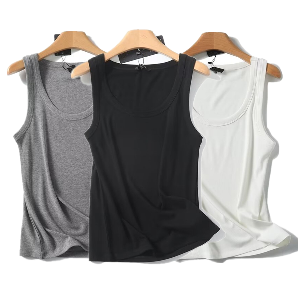Maxdutti однотонные приталенны – обзор и цена Tank Top Ribbed