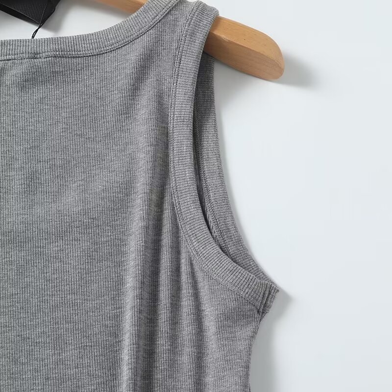 Maxdutti однотонные приталенны – обзор и цена Tank Top Ribbed